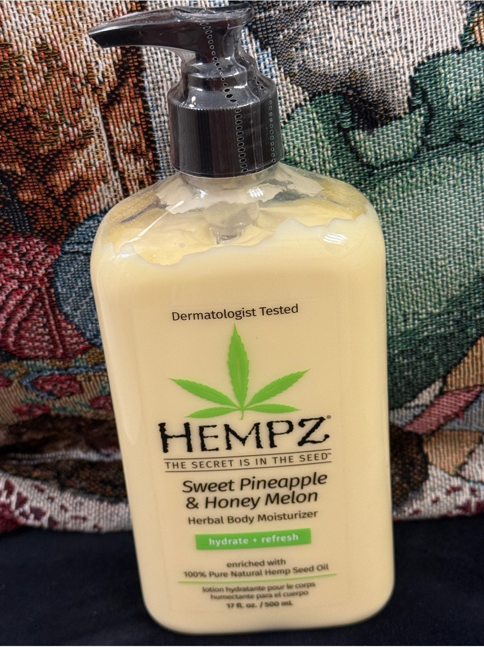 Sweet Pineapple and Honey Melon herbal body moisturizer Lotion, New, 17 oz
